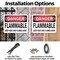 Signmission Flammable Keep Heat and Flames Away Danger Sign, Plastic, 10in W x 7in L, 2PK OS-2PACK-DS-P-710-L-19367 - alternate 3